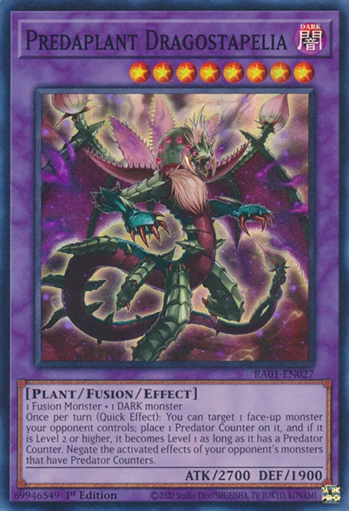 Predaplant Dragostapelia (RA01-EN027) - Super Rare