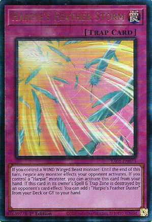 Tempête de plumes de Harpie [RA01-EN073] Prismatic Ultimate Rare 