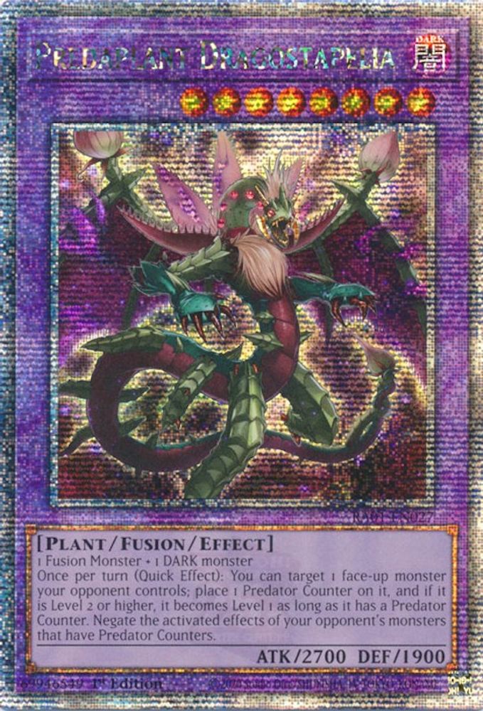 Dragostapélie prédaplante [RA01-EN027] Quart de siècle Secret Rare 