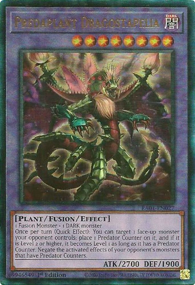 Dragostapélie prédaplante [RA01-EN027] Prismatique Ultime Rare 