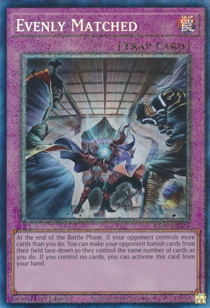 À égalité égale [RA01-EN074] Rare de collectionneur prismatique 