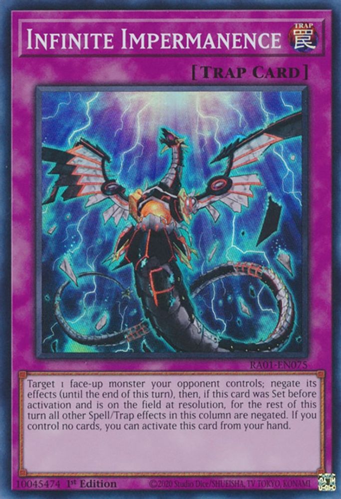 Impermanence infinie [RA01-EN075] Super Rare 