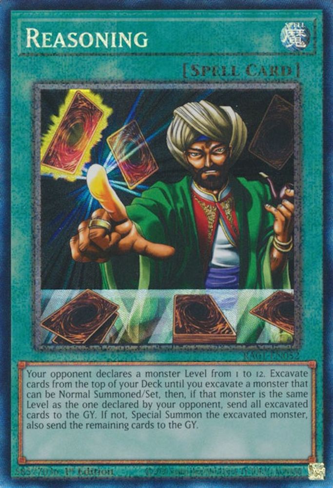 Reasoning (PCR) (RA01-EN052) - Prismatic Collector's Rare