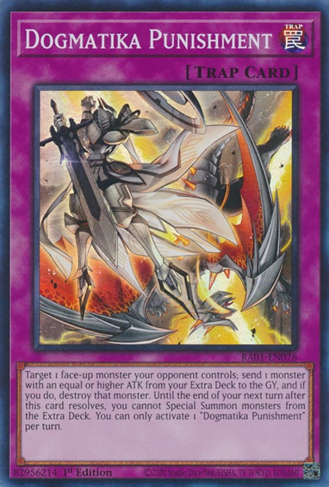 Dogmatika Punishment (RA01-EN076) - Super Rare