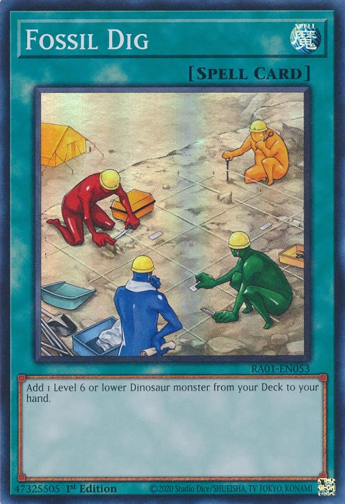 Fossil Dig (RA01-EN053) - Super Rare