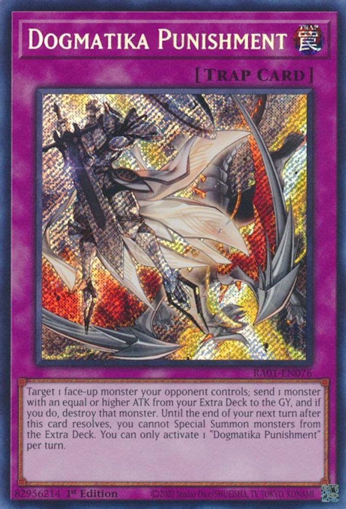 Dogmatika Punishment (Secret Rare) (RA01-EN076) - Secret Rare