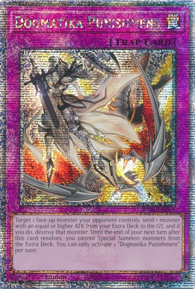 Dogmatika Punishment (Quarter Century Secret Rare) (RA01-EN076) - Quarter Century Secret Rare