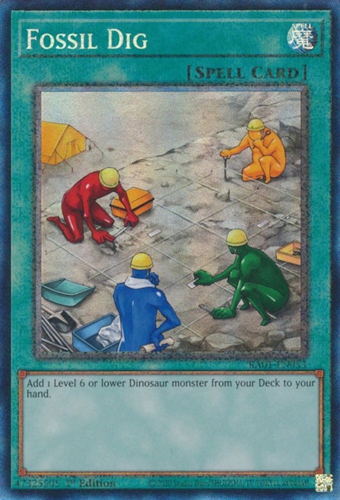 Fossil Dig (PCR) (RA01-EN053) - Prismatic Collector's Rare