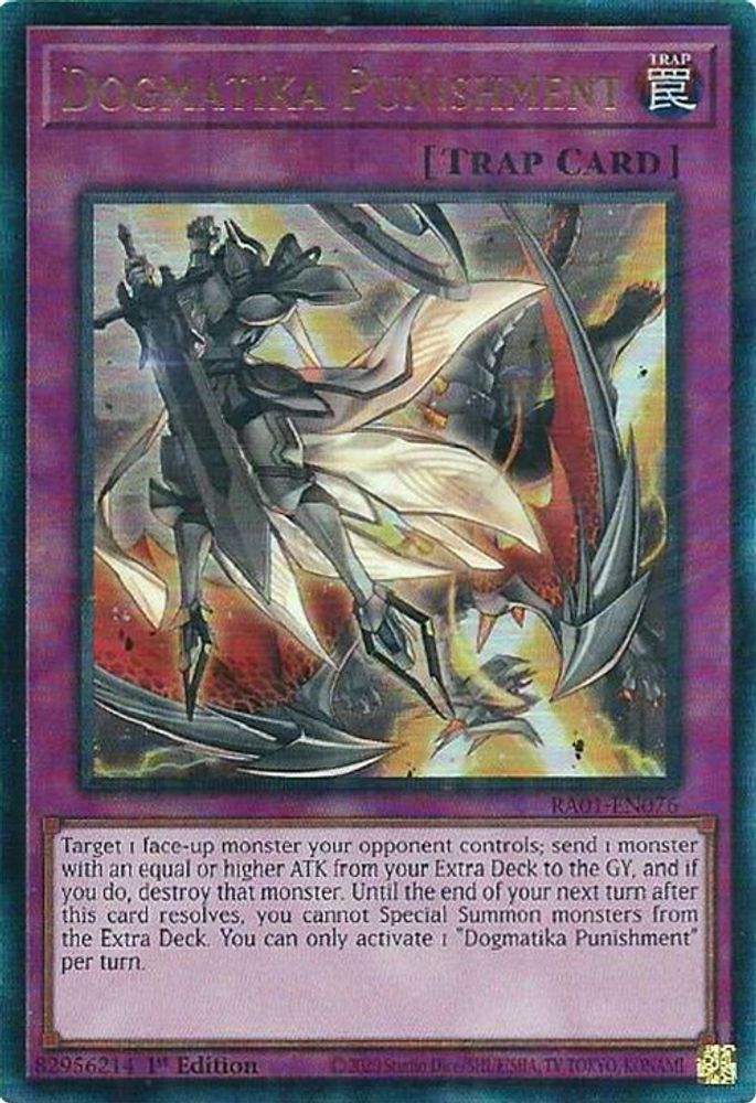 Dogmatika Punishment (PUR) (RA01-EN076) - Prismatic Ultimate Rare