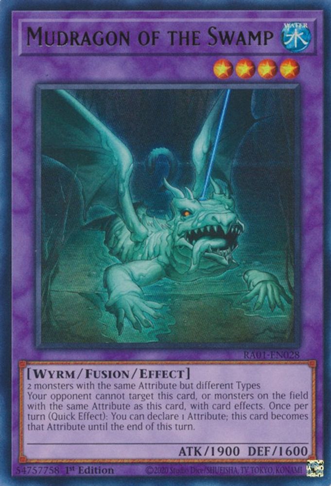 Mudragon of the Swamp (UR) (RA01-EN028) - Ultra Rare