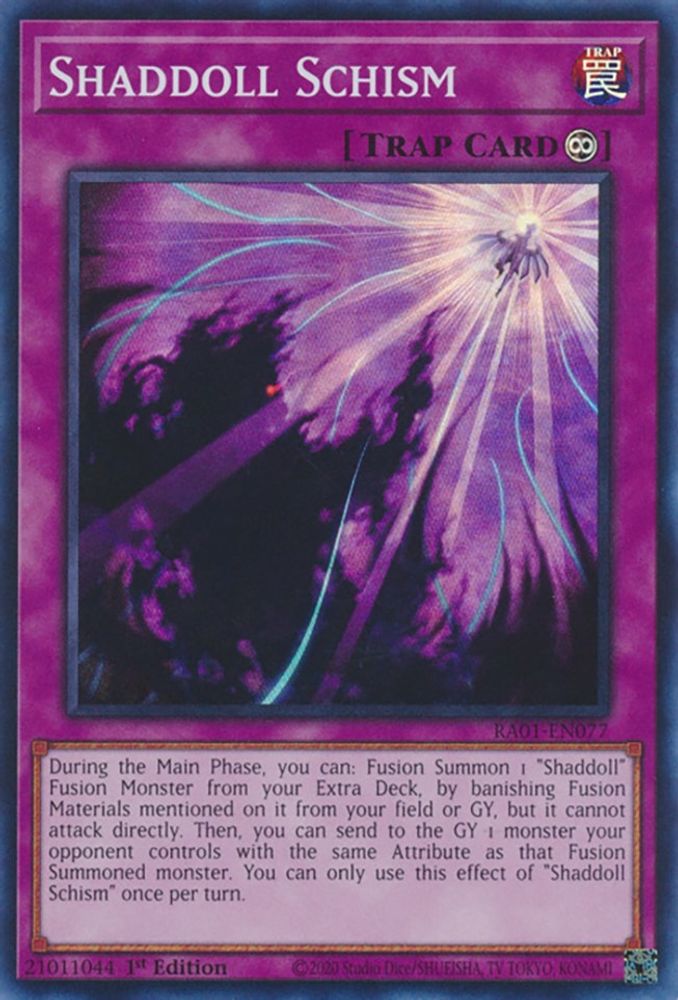 Schisme Shaddoll [RA01-EN077] Super Rare 