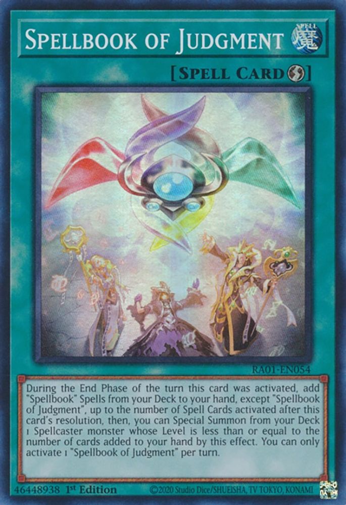 Spellbook of Judgment (RA01-EN054) - Super Rare