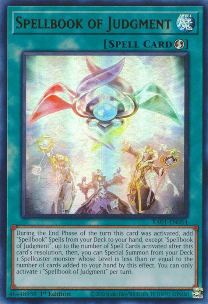 Spellbook of Judgment (UR) (RA01-EN054) - Ultra Rare