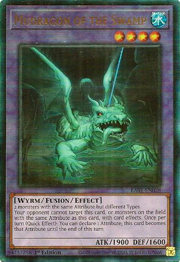 Mudragon of the Swamp (PUR) (RA01-EN028) - Prismatic Ultimate Rare