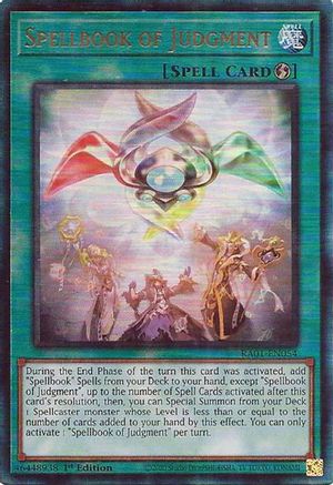 Livre de sorts du jugement [RA01-EN054] Prismatic Ultimate Rare 