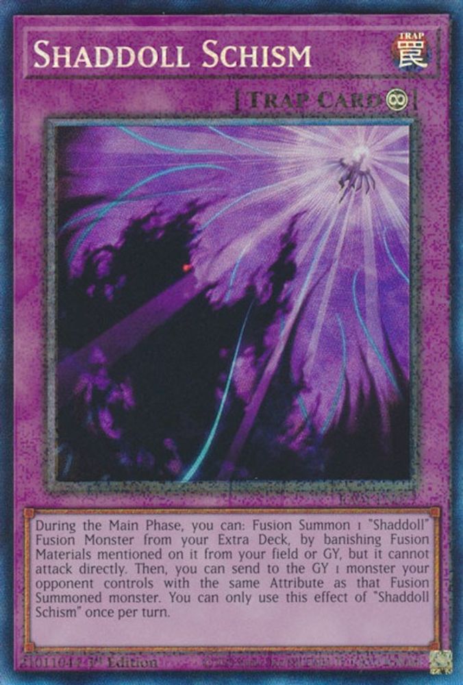 Shaddoll Schism [RA01-EN077] Rare de collection prismatique 