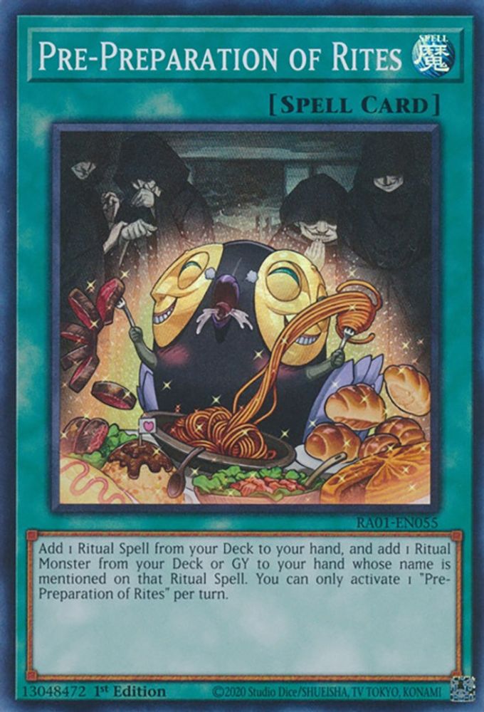 Pre-Preparation of Rites (RA01-EN055) - Super Rare