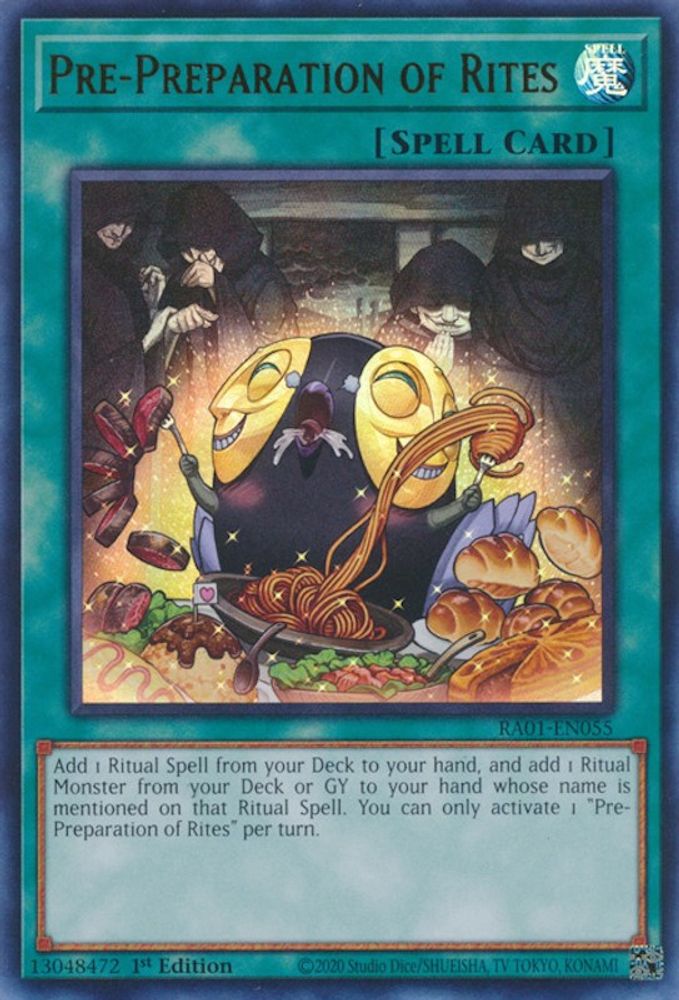 Pre-Preparation of Rites (UR) (RA01-EN055) - Ultra Rare