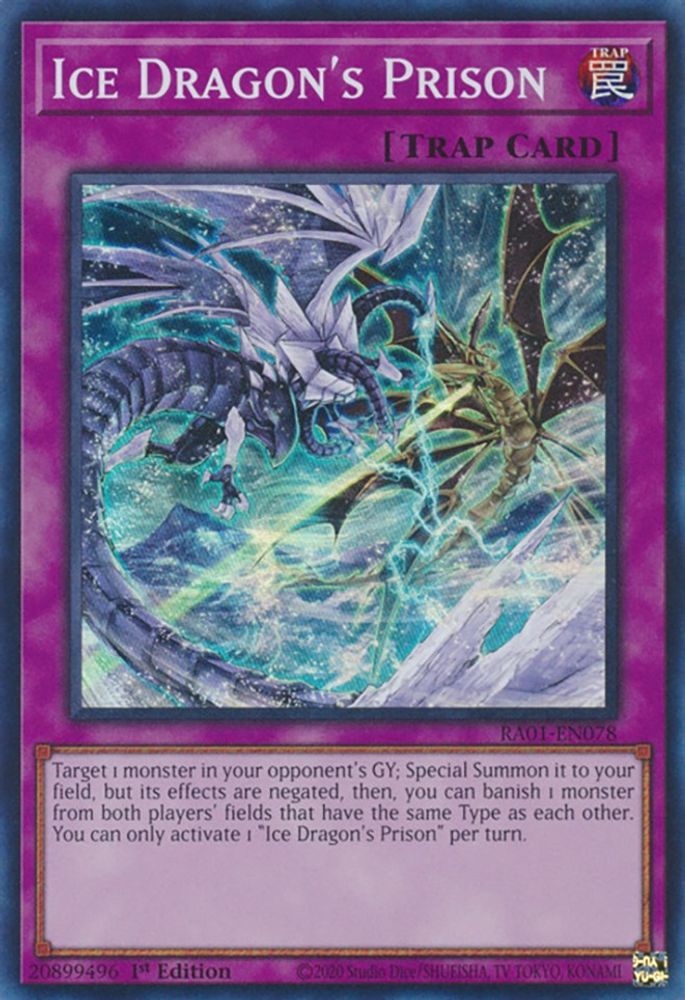 Ice Dragon's Prison (RA01-EN078) - Super Rare