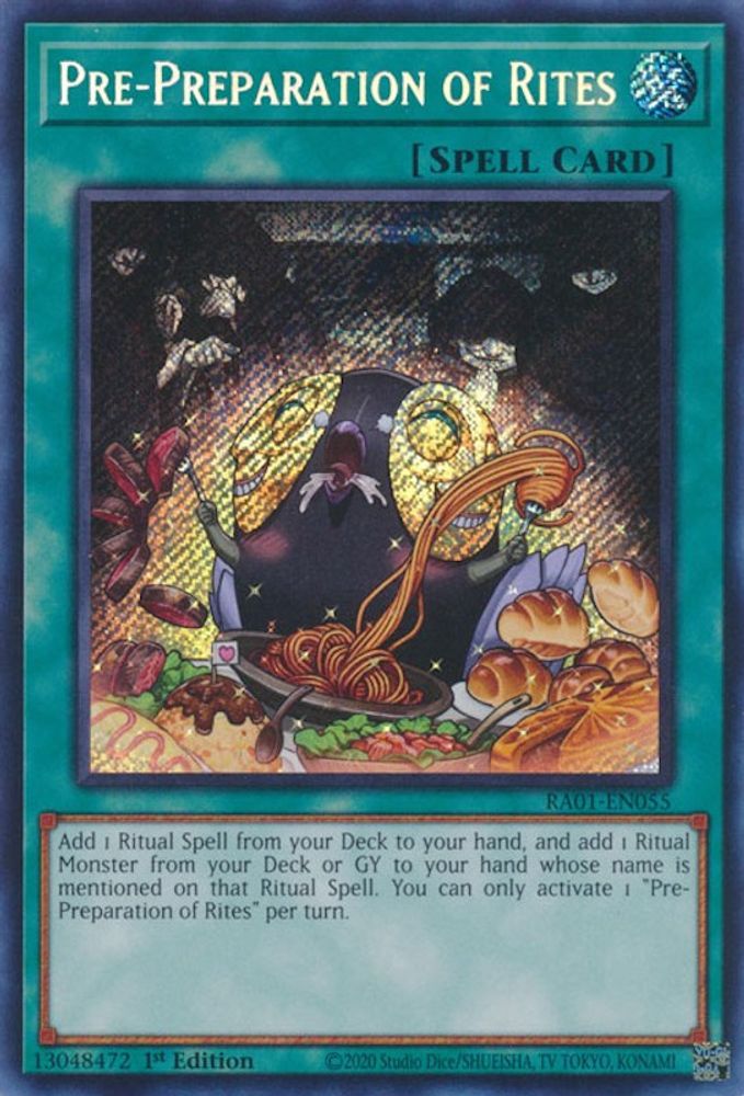 Pre-Preparation of Rites (Secret Rare) (RA01-EN055) - Secret Rare