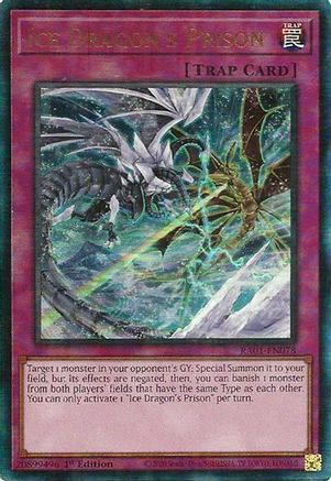 Prison du dragon de glace [RA01-EN078] Prismatic Ultimate Rare 