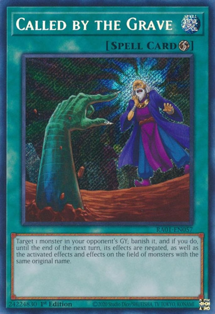Appelé par la tombe [RA01-EN057] Secret Rare 