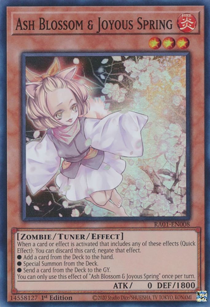 Ash Blossom & Joyous Spring (RA01-EN008) - Super Rare