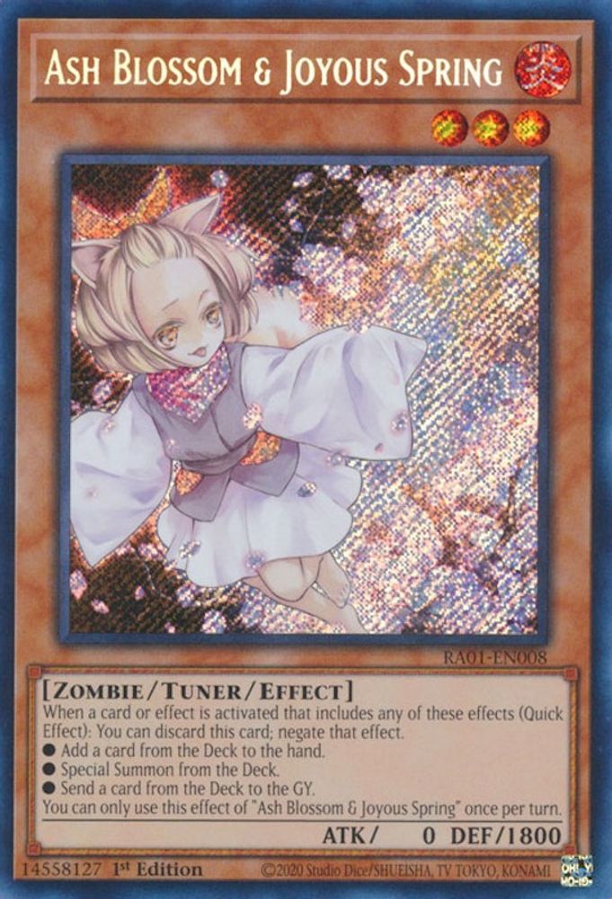 Fleur de frêne et printemps joyeux [RA01-EN008] Secret Rare 