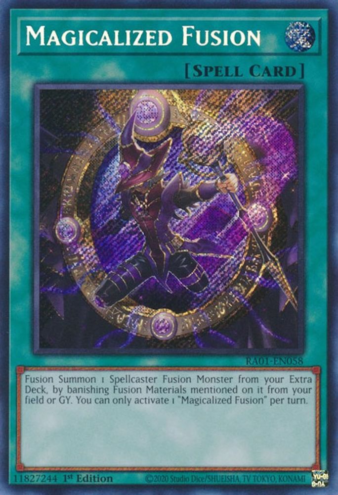 Magicalized Fusion (Secret Rare) (RA01-EN058) - Secret Rare