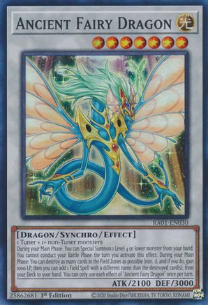 Dragon féerique antique [RA01-EN030] Super Rare 