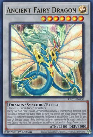 Dragon féerique antique [RA01-EN030] Ultra Rare 