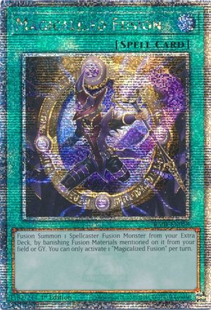 Fusion magicisée [RA01-EN058] Quart de siècle Secret Rare 