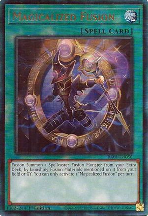 Fusion magicisée [RA01-EN058] Prismatic Ultimate Rare 