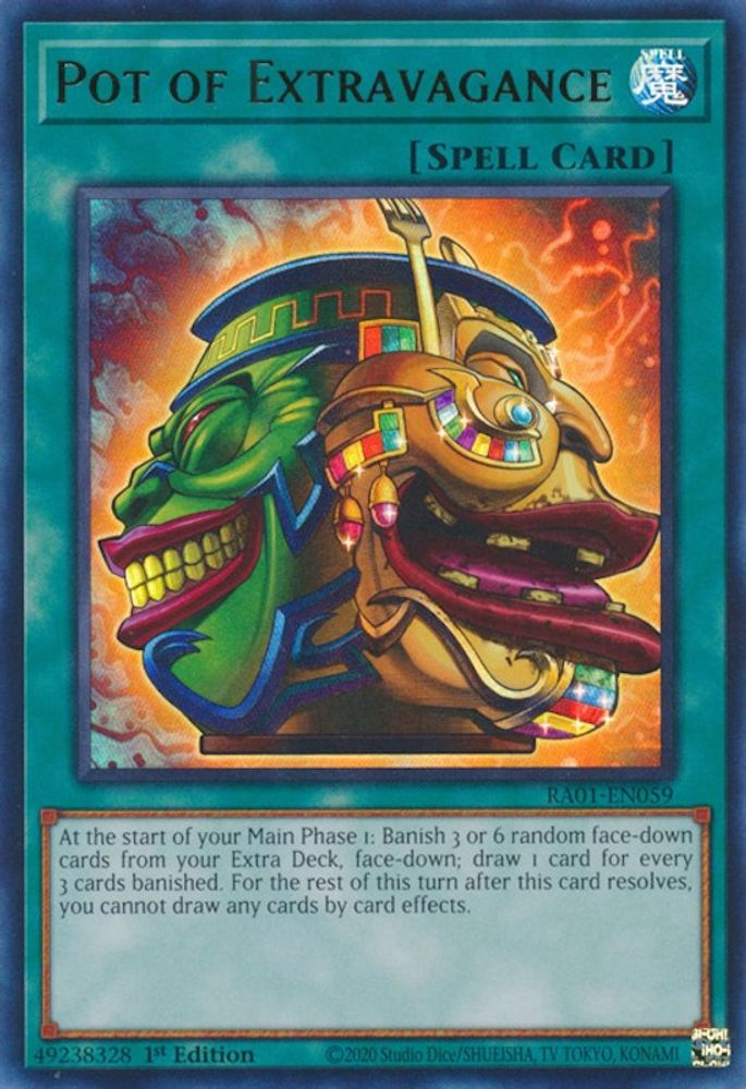 Pot of Extravagance (UR) (RA01-EN059) - Ultra Rare