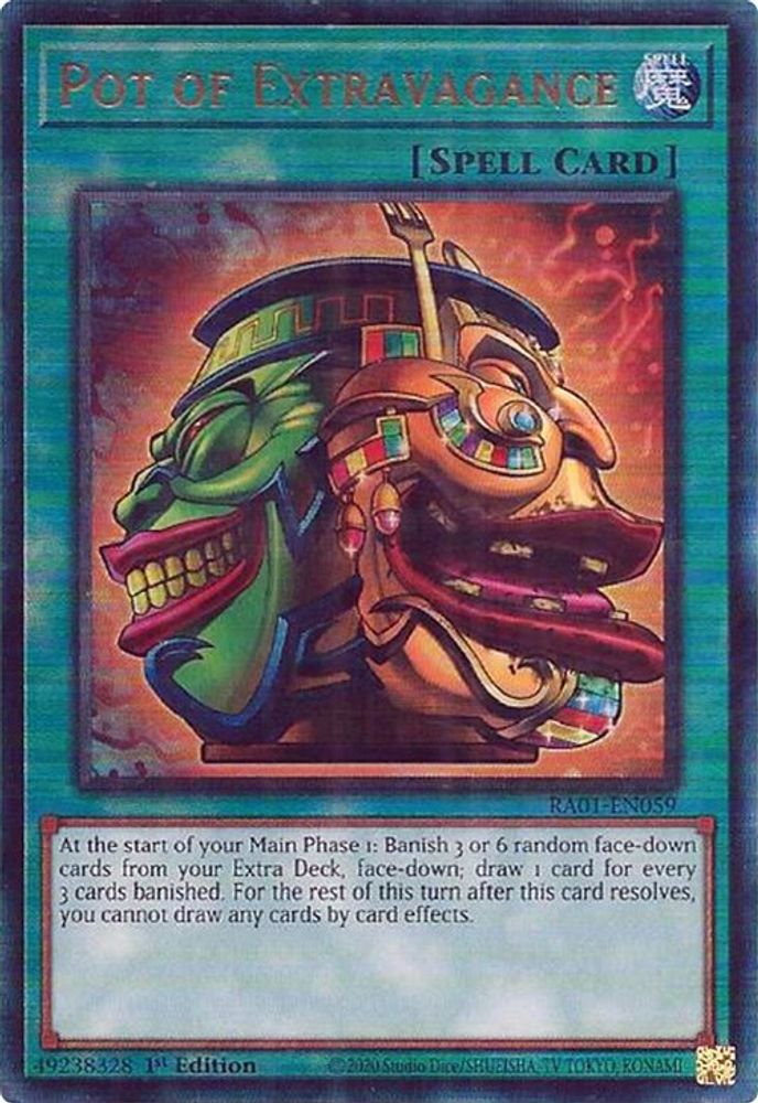 Pot of Extravagance (PUR) (RA01-EN059) - Prismatic Ultimate Rare