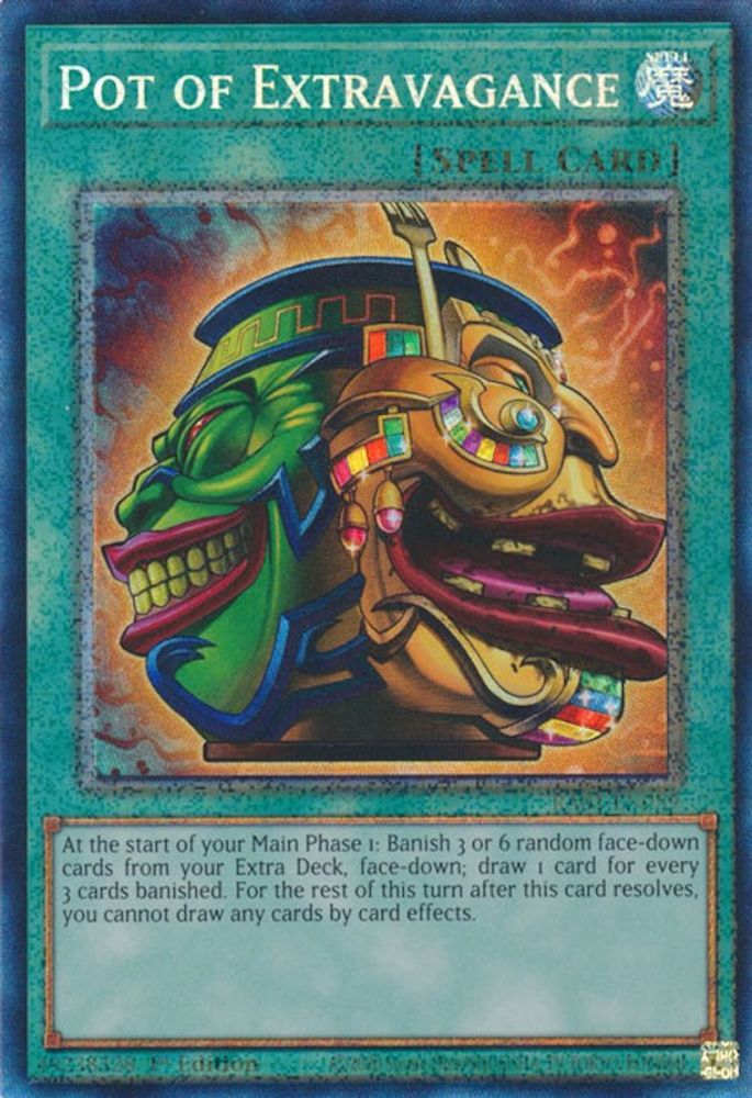 Pot of Extravagance (PCR) (RA01-EN059) - Prismatic Collector's Rare
