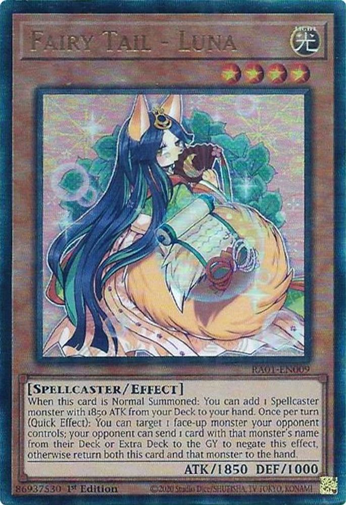 Fairy Tail - Luna (PUR) (RA01-EN009) - Prismatic Ultimate Rare