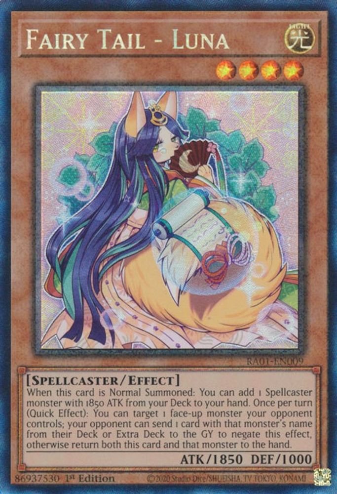 Fairy Tail - Luna (PCR) (RA01-EN009) - Prismatic Collector's Rare