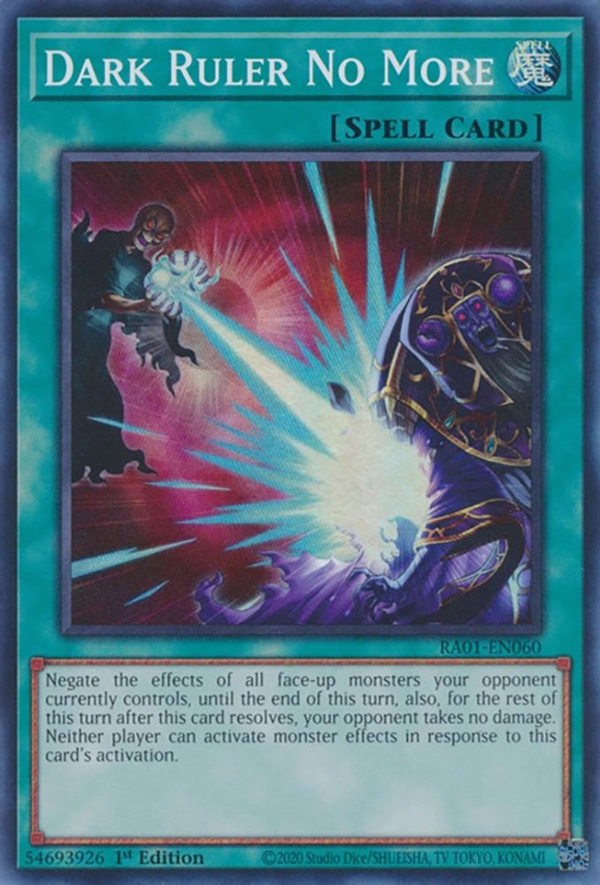 Le souverain des ténèbres n'est plus [RA01-EN060] Super Rare 