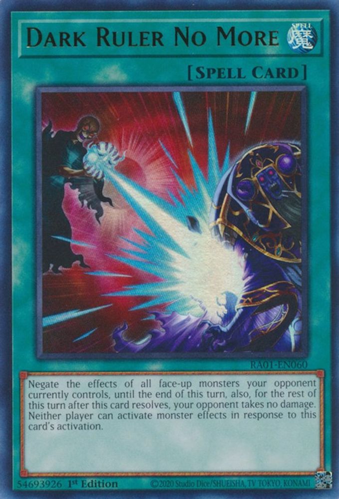 Dark Ruler No More (UR) (RA01-EN060) - Ultra Rare