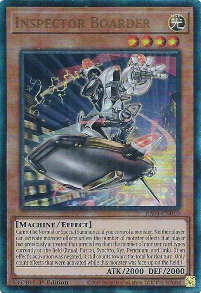 Inspector Boarder (PUR) (RA01-EN010) - Prismatic Ultimate Rare