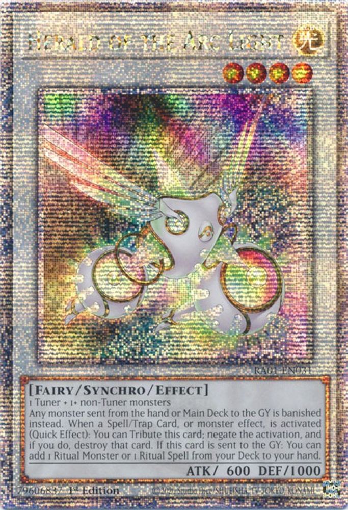 Herald of the Arc Light (Quarter Century Secret Rare) (RA01-EN031) - Quarter Century Secret Rare