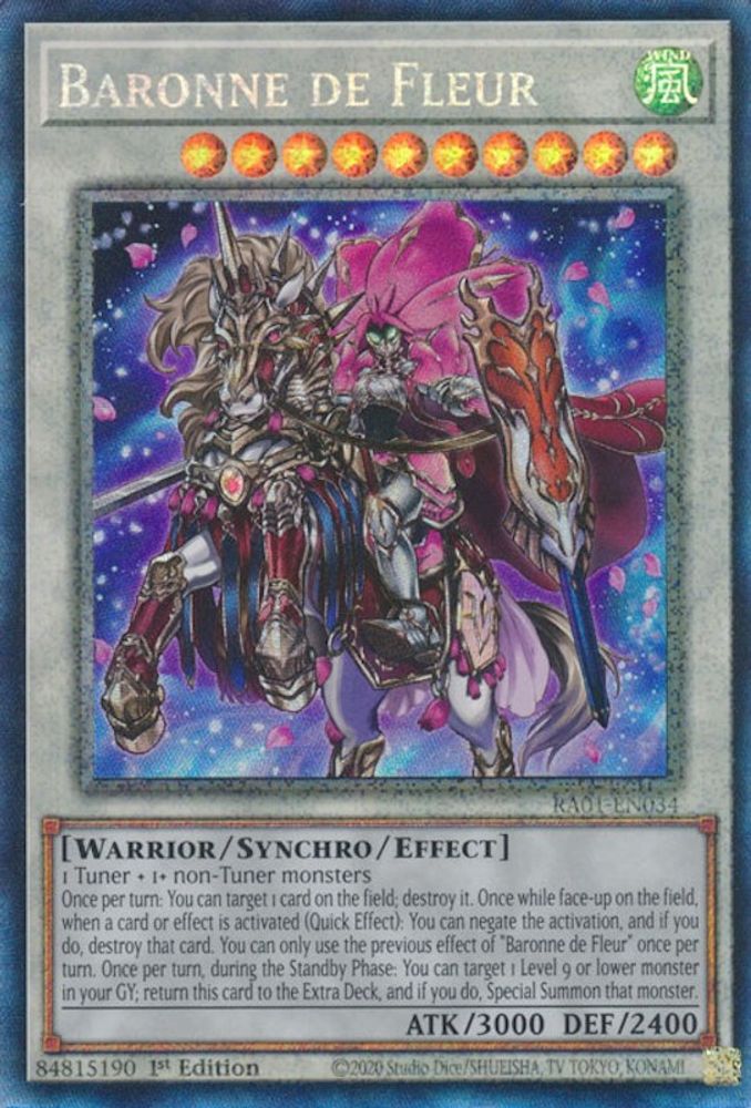 Baronne de Fleur (PCR) (RA01-EN034) - Prismatic Collector's Rare
