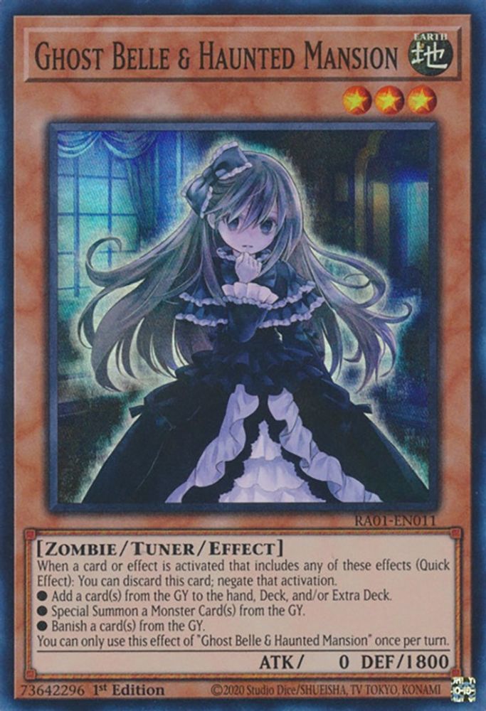Ghost Belle & Haunted Mansion (RA01-EN011) - Super Rare