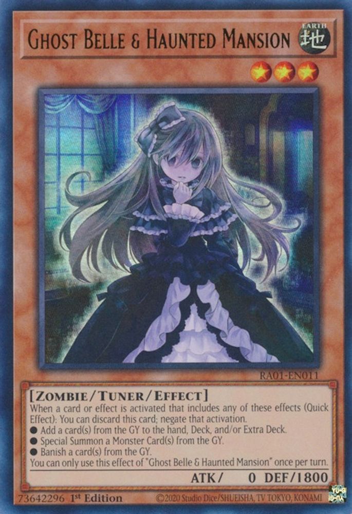 Ghost Belle & Haunted Mansion (UR) (RA01-EN011) - Ultra Rare