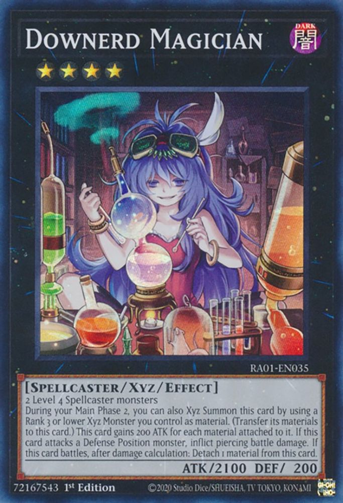 Downerd Magician (RA01-EN035) - Super Rare