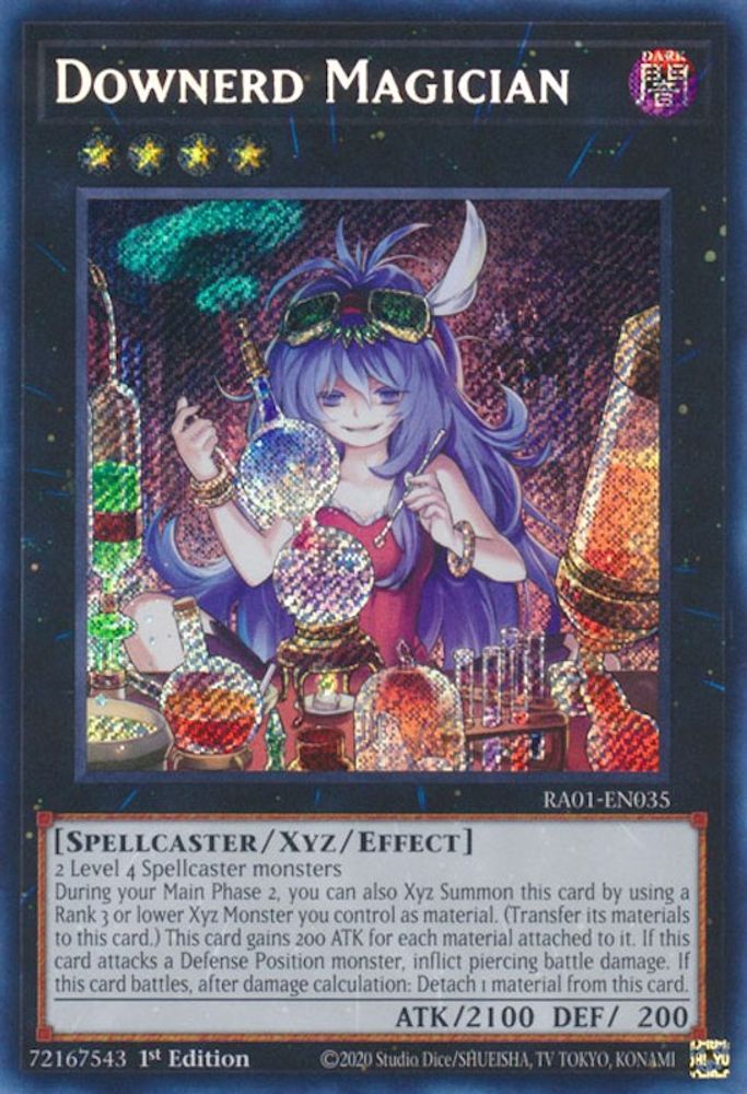 Magicien Downerd [RA01-EN035] Secret Rare 