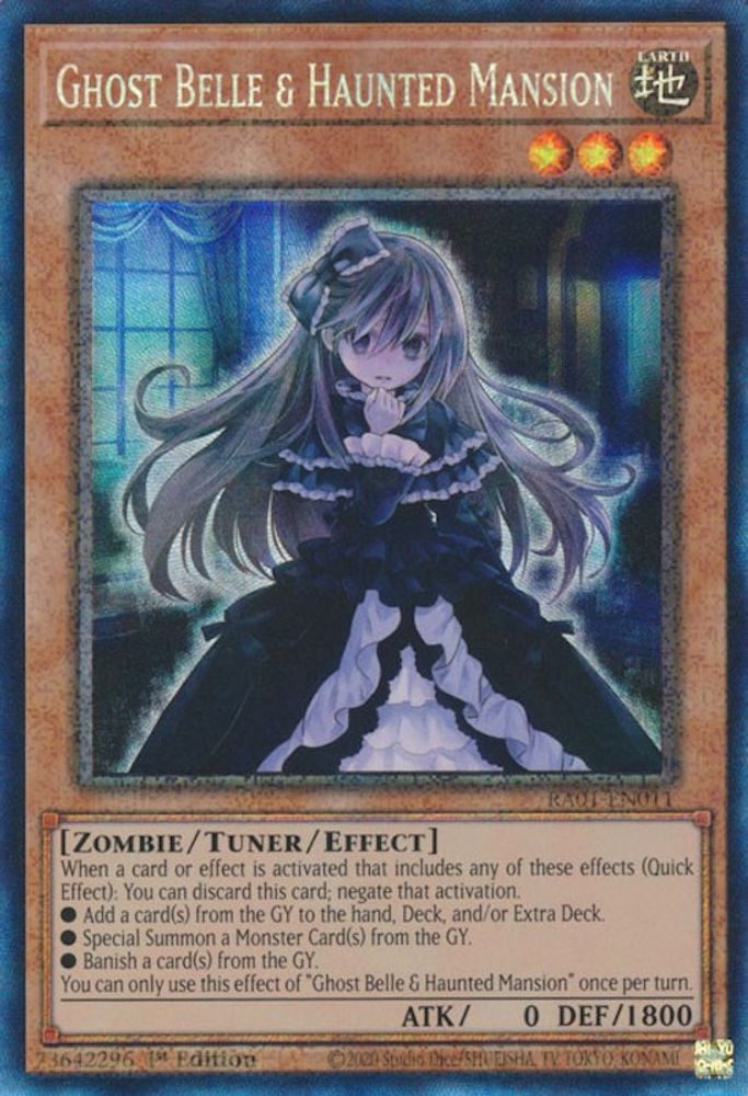 Ghost Belle & Haunted Mansion (PCR) (RA01-EN011) - Prismatic Collector's Rare