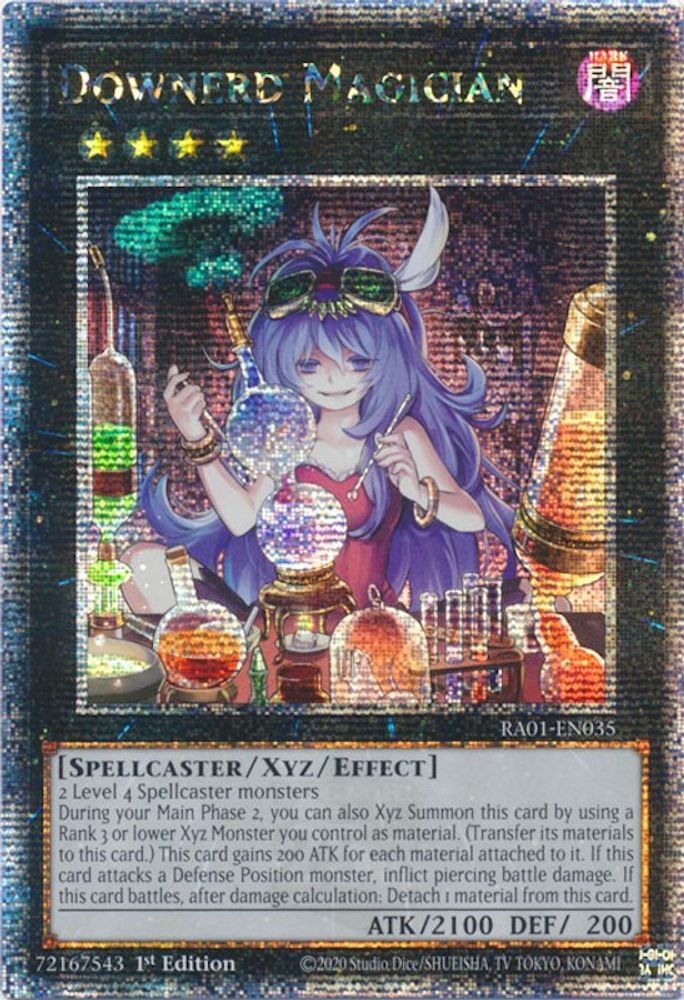 Downerd Magician (Quarter Century Secret Rare) (RA01-EN035) - Quarter Century Secret Rare