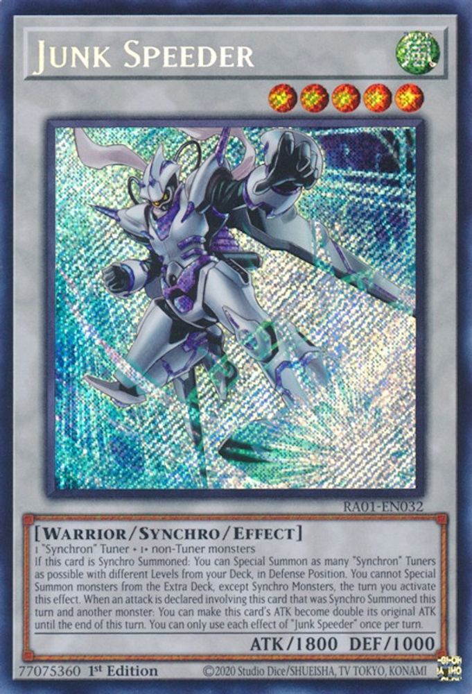 Junk Speeder (Secret Rare) (RA01-EN032) - Secret Rare